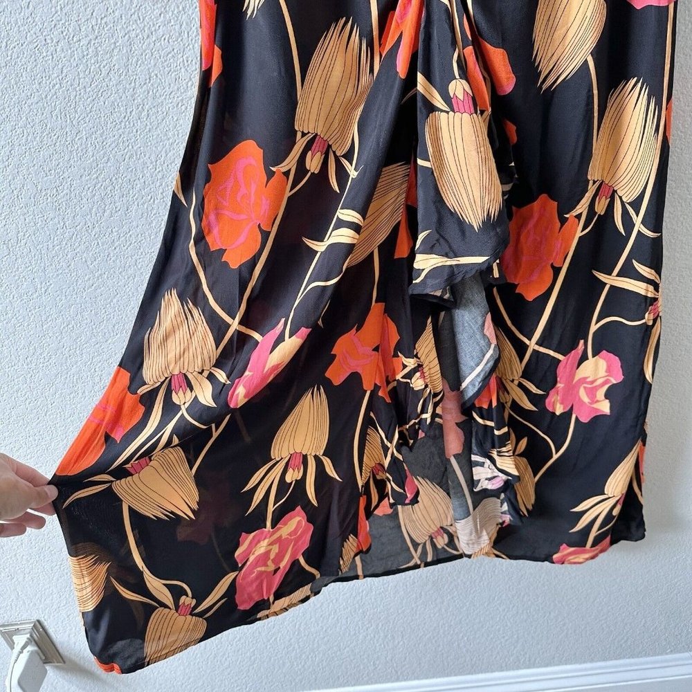 RIXO x Target Floral Open Back Cascade Ruffle Dress Size 24/26W - Picture 8 of 8